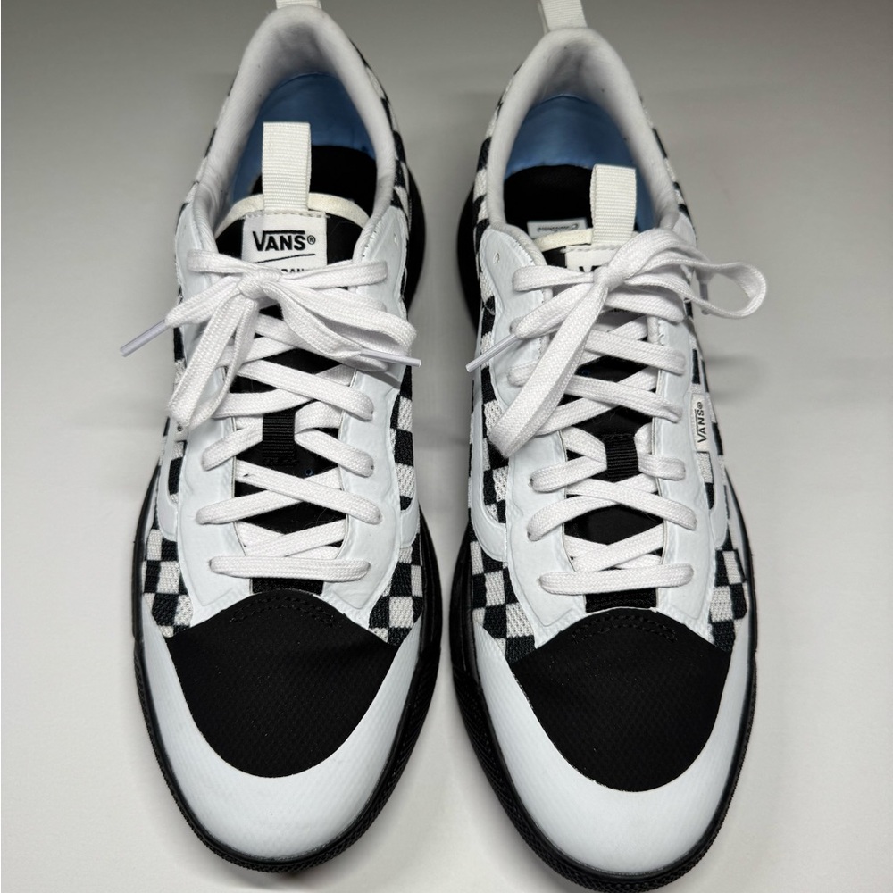 Vans Custom Ultracush Black and White Sneakers with Classic Design